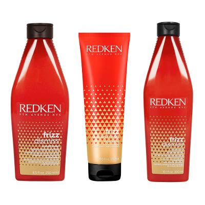Redken Frizz Dismiss Kit – Shampoo + Condicionador + Leave In