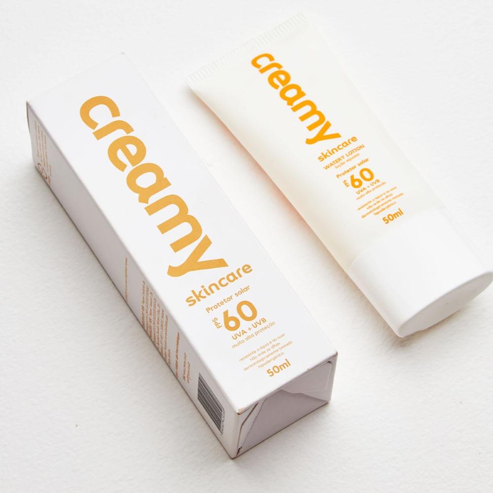 Protetor Solar Facial Creamy - Watery Lotion FPS60 - 5