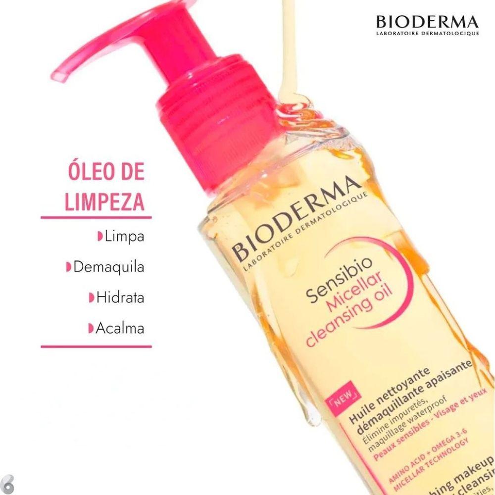 Óleo Micellar Demaquilante Bioderma - Sensibio Micellar Cleansing Oil - 3