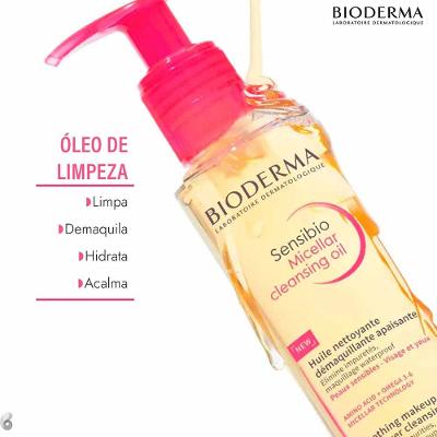Óleo Micellar Demaquilante Bioderma - Sensibio Micellar Cleansing Oil