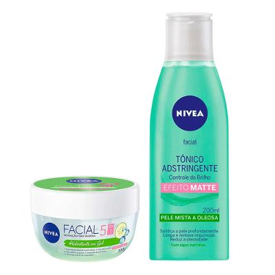 NIVEA Kit - Tônico Adstringente Facial + Hidratante Facial