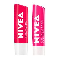 NIVEA Hidratante Labial Shine Kit com 2 unidades essencial - 1