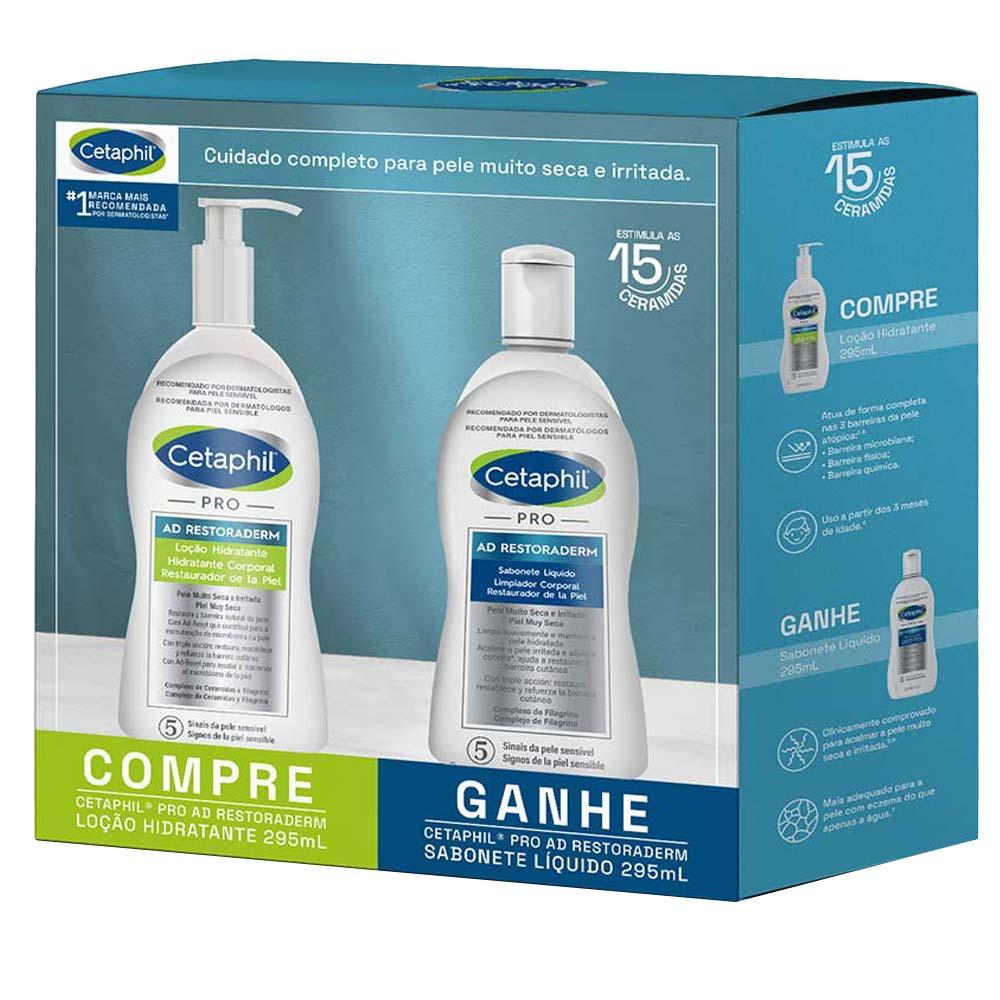 Cetaphil Pro Ad Kit - Loção Corporal + Sabonete Líquido - 1