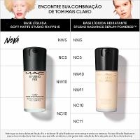 Base Líquida M·A·C Soft Matte Studio Fix - Tons Claros FPS15 - 5