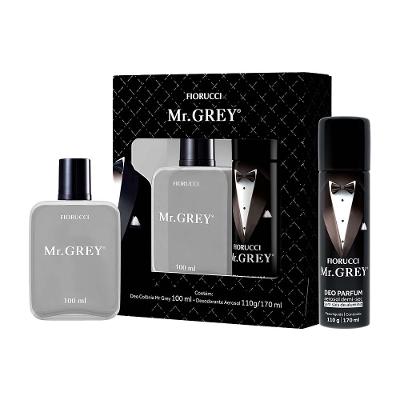 Fiorucci Mr Grey Coffret - Perfume Masculino - Deo Colônia + Desodorante Aerosol