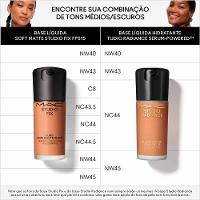 Base Líquida M·A·C Soft Matte Studio Fix - Tons Médios FPS15 - 5