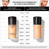 Base Líquida M·A·C Soft Matte Studio Fix - Tons Claros FPS15 - 5