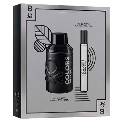 Coffret United Colors Man Black Intenso Benetton Kit - Perfume Masculino EDP + Travel Size
