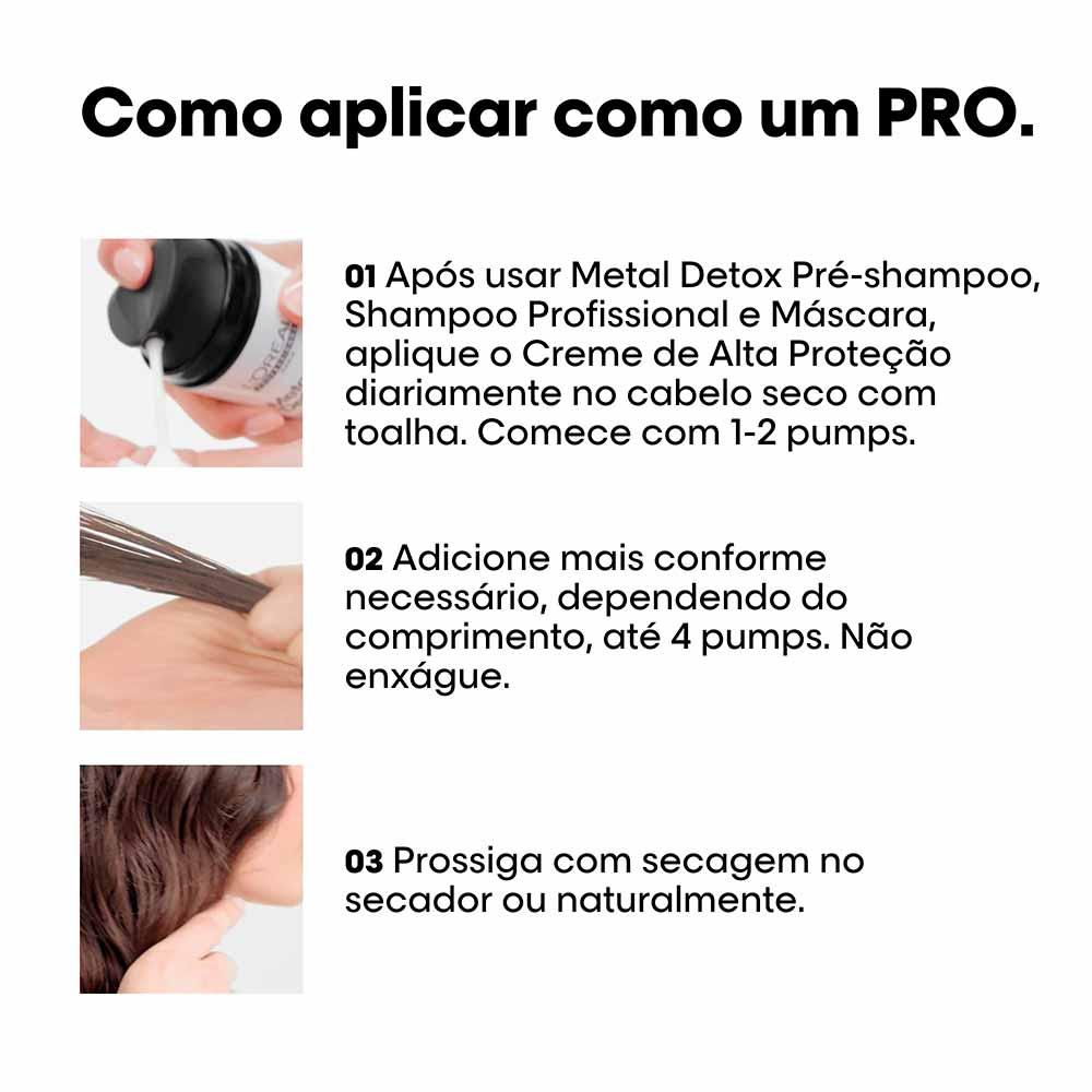 L'oréal Professionnel Metal Detox Leave-In Creme De Alta Proteção - 8