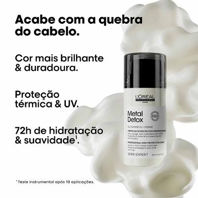 L'oréal Professionnel Metal Detox Leave-In Creme De Alta Proteção