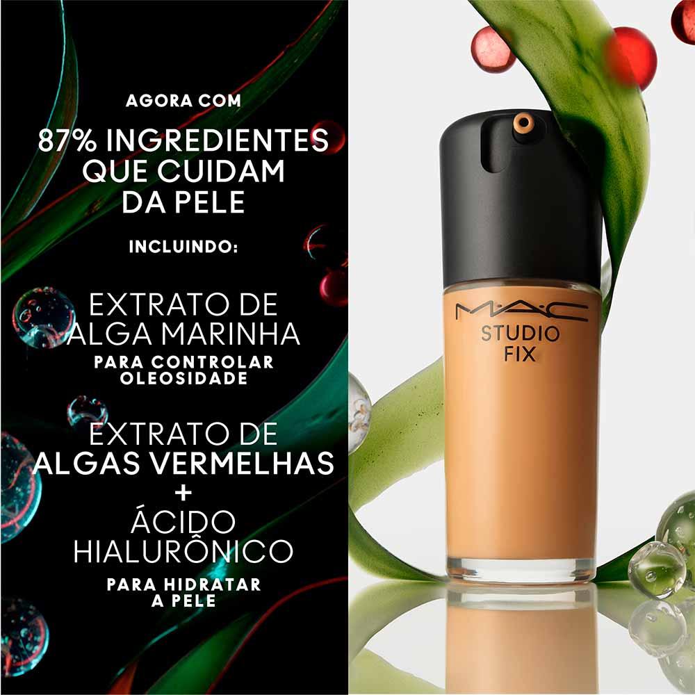 Base Líquida M·A·C Soft Matte Studio Fix - Tons Escuros FPS15 - 6