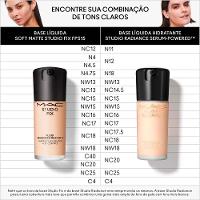 Base Líquida M·A·C Soft Matte Studio Fix - Tons Claros FPS15 - 5