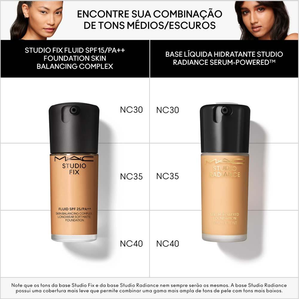 Base Líquida M·A·C Soft Matte Studio Fix - Tons Médios FPS15 - 5