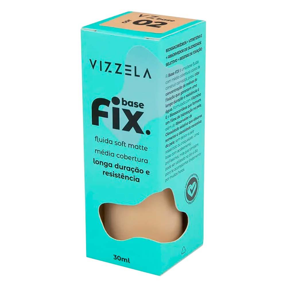 Base Líquida Vizzela - Soft Matte Fix - 4