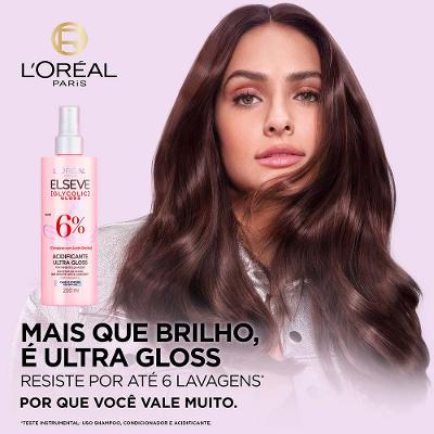 Tratamento Acidificante Ultra Gloss Elseve Glycolic Gloss