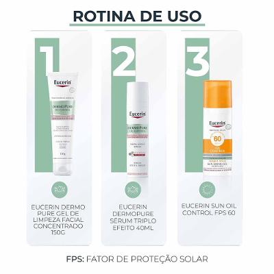 EUCERIN Gel de Limpeza Facial Antiacne Dermo Pure Concentrado