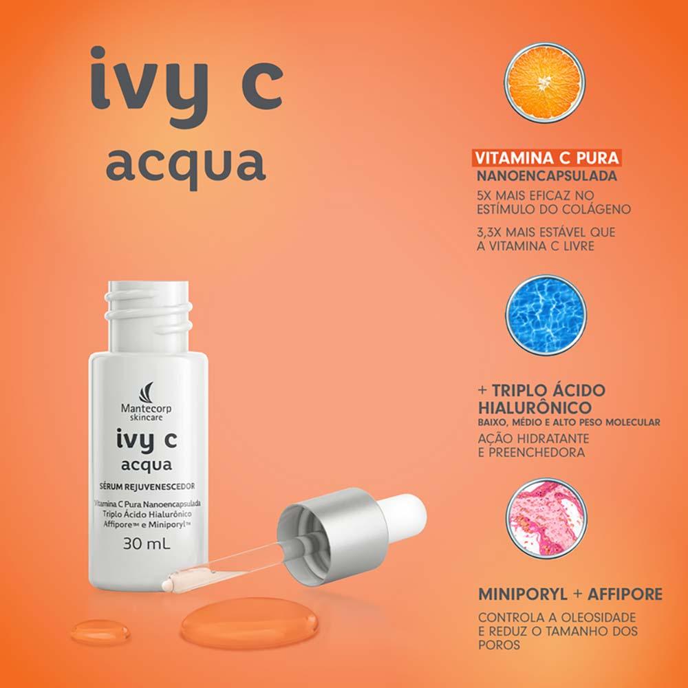 Rejuvenescedor Facial Mantecorp Skincare - Ivy C Acqua - 4