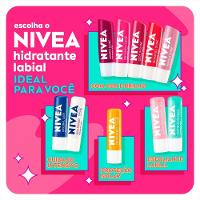 Hidratante Labial NIVEA Shine 4,8g - com 24h de Hidratação - 7