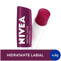Hidratante Labial NIVEA Shine 4,8g - com 24h de Hidratação