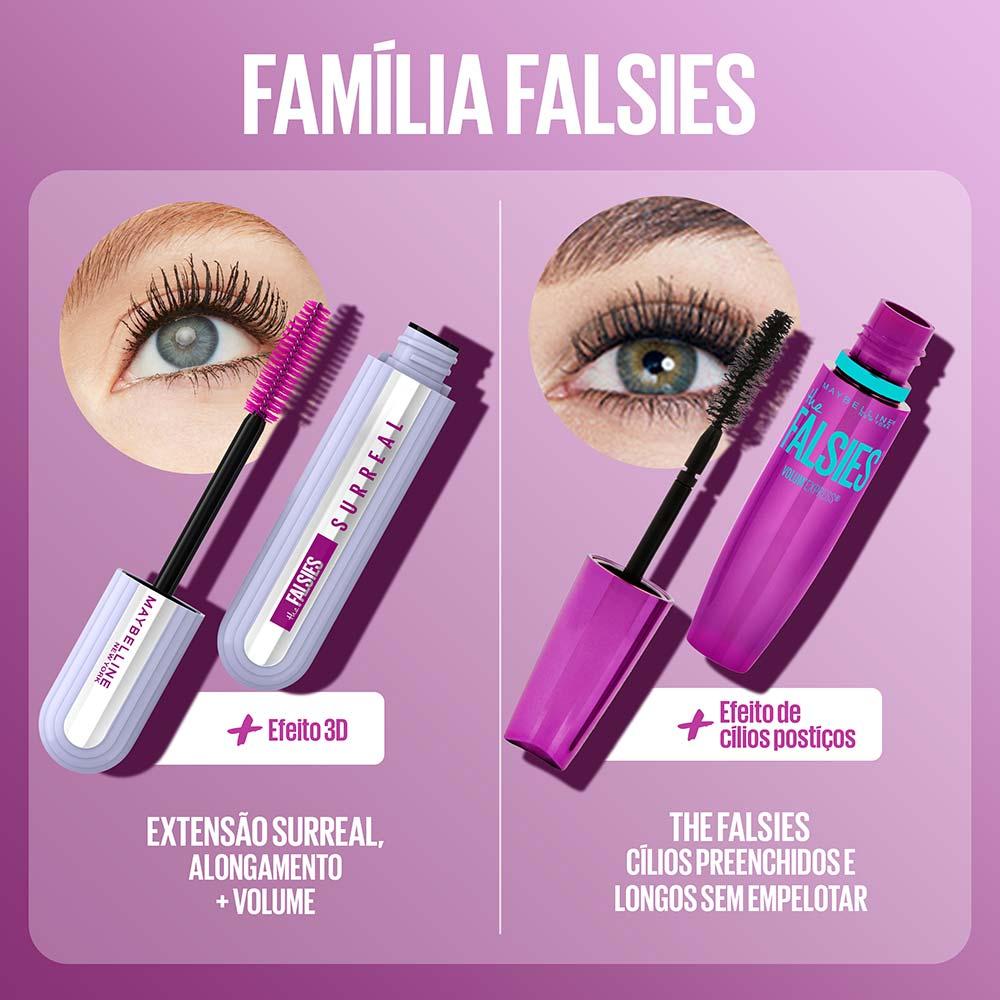 Máscara de Cílios Lavável Maybelline NY - The Falsies Surreal - 8