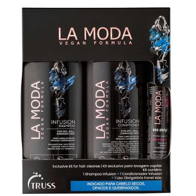 La Moda Infusion Vegan Kit Shampoo + Condicionador + Uso Obrigatório