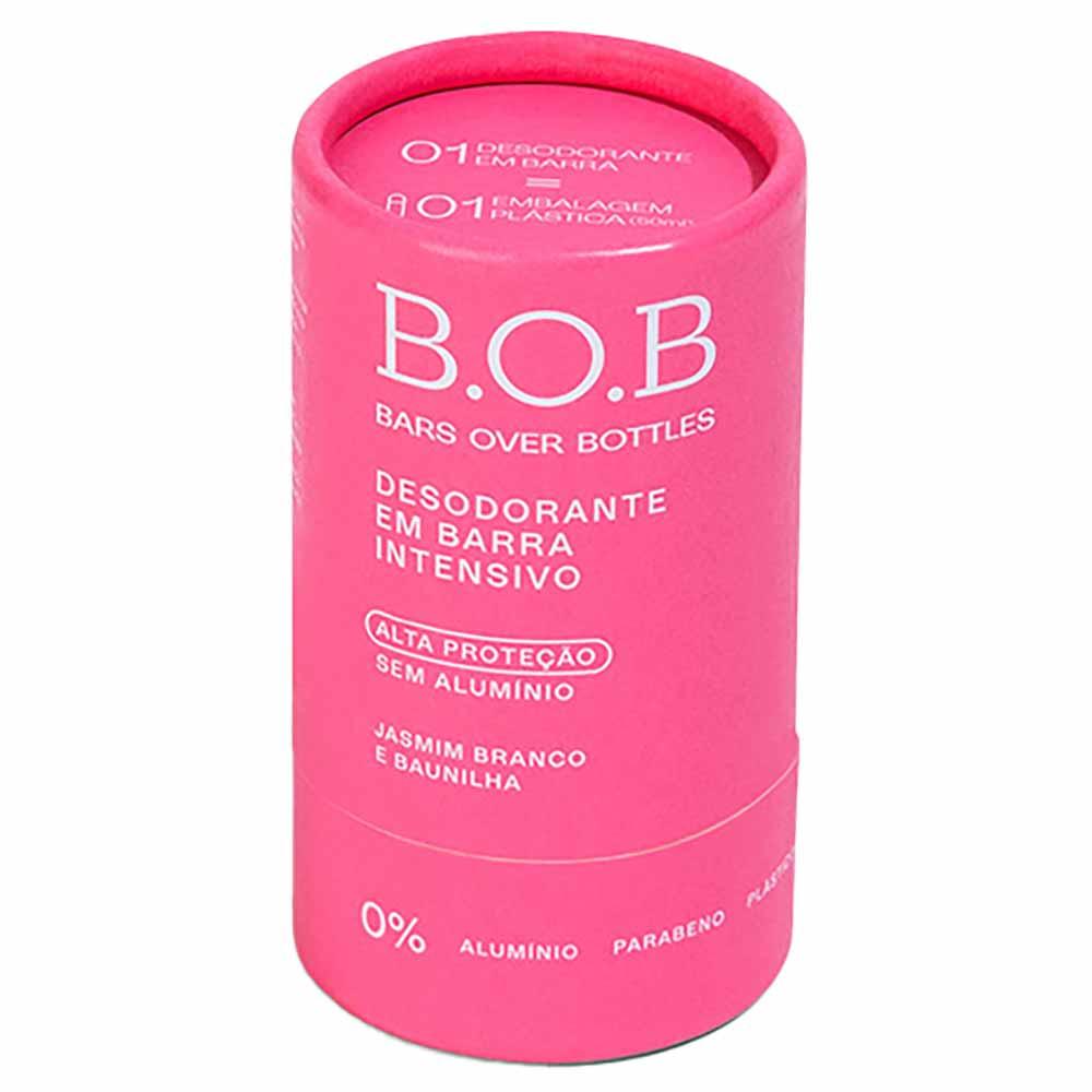 Desodorante em Barra B.O.B Intensivo Jasmim Branco e Baunilha 50g - 1