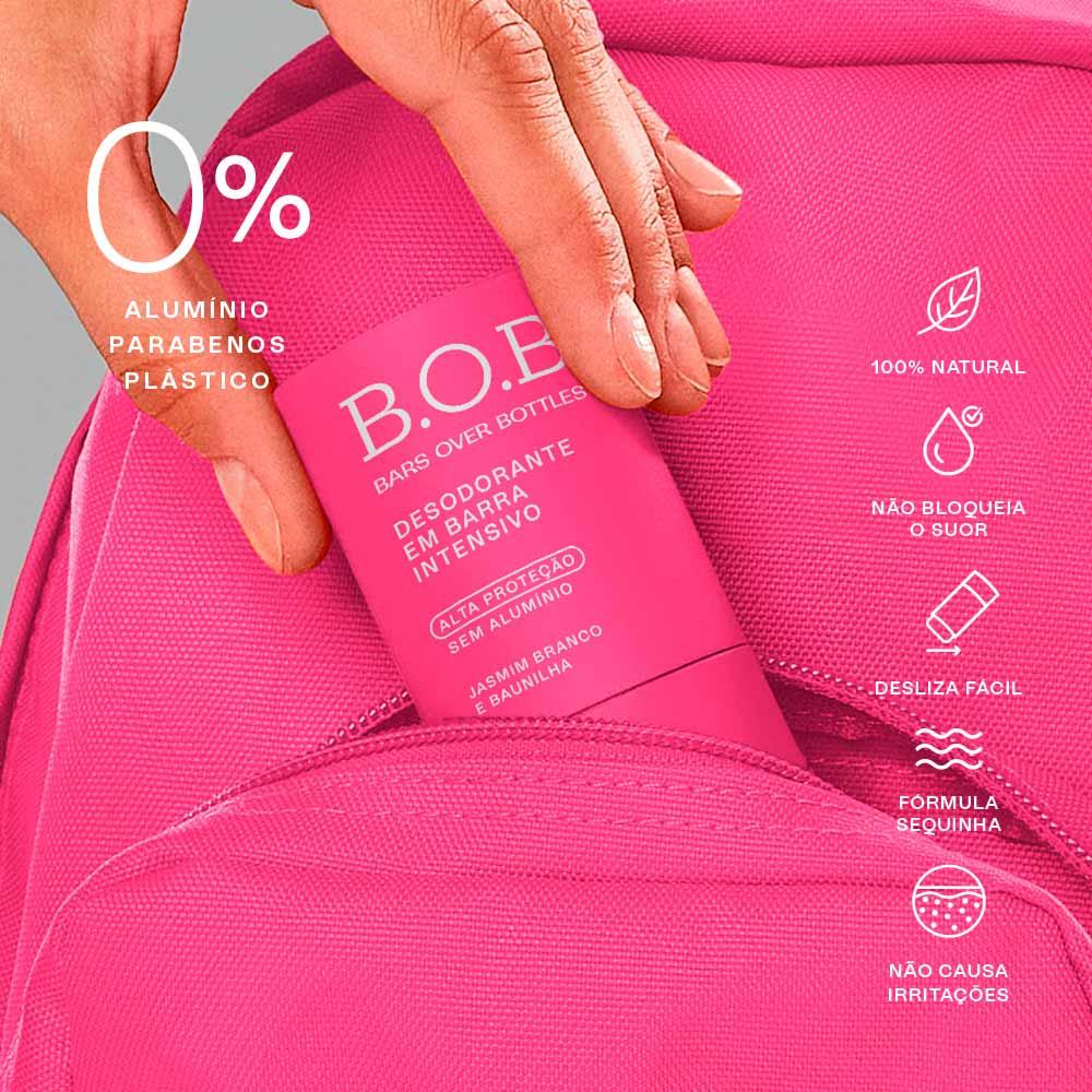 Desodorante em Barra B.O.B Intensivo Jasmim Branco e Baunilha 50g - 4