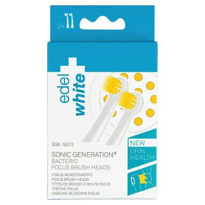 Cabeças de Escova Edel White - Sonic Generation Focus Duo