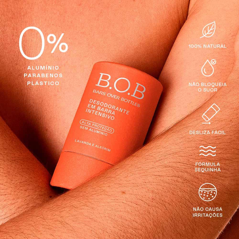 Desodorante em Barra B.O.B Alta Proteção Intensivo Lavanda e Alecrim 50g - 4