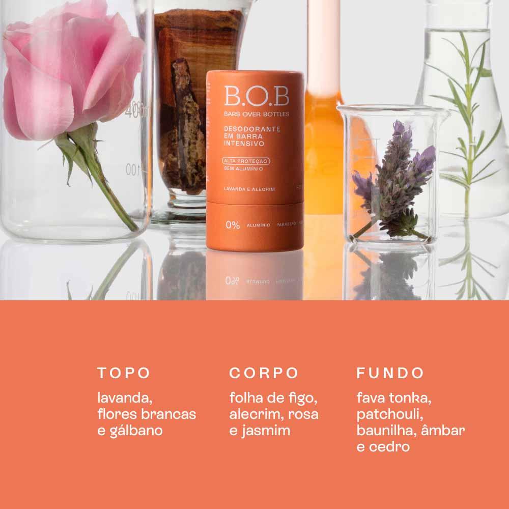 Desodorante em Barra B.O.B Alta Proteção Intensivo Lavanda e Alecrim 50g - 5
