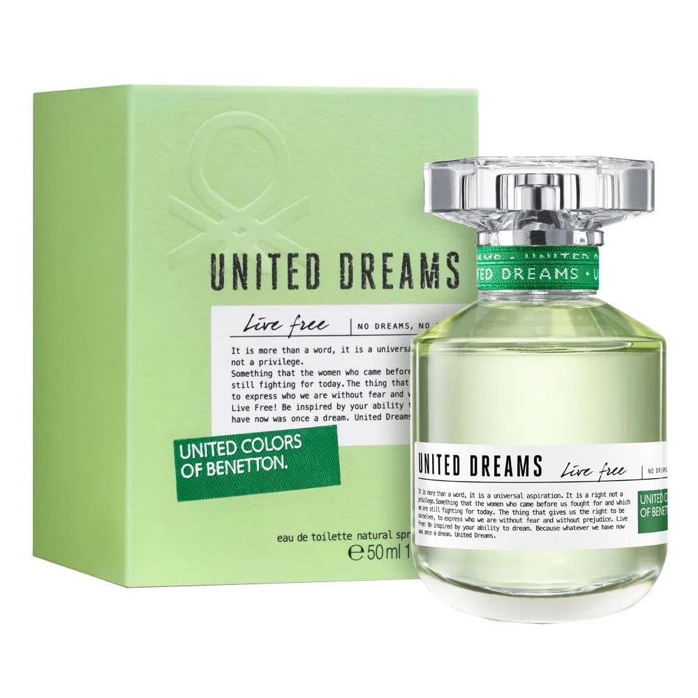 United Dreams Live Free Benetton - Perfume Feminino - Eau de Toilette - 2