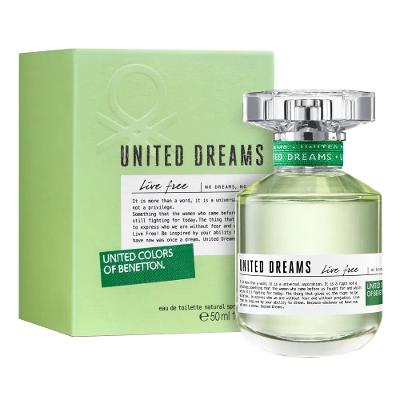 United Dreams Live Free Benetton - Perfume Feminino - Eau de Toilette