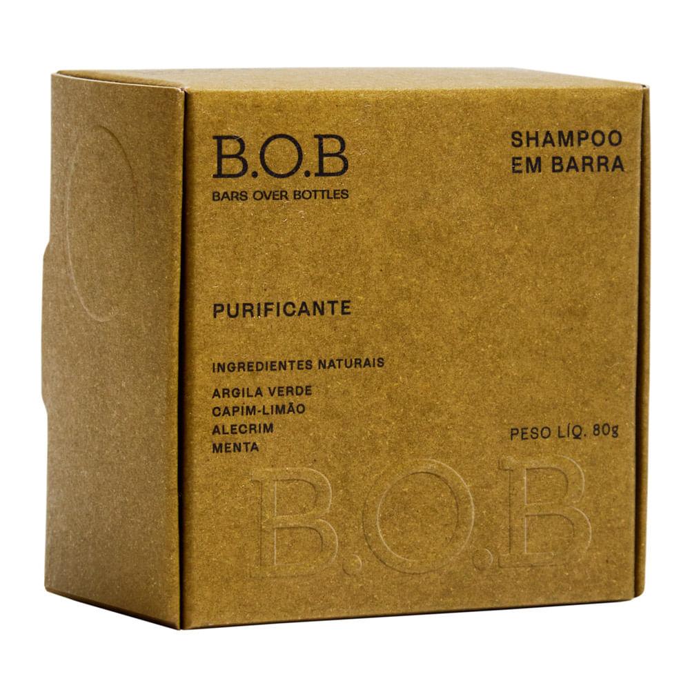 B.O.B Purificante Shampoo Sólido - 3
