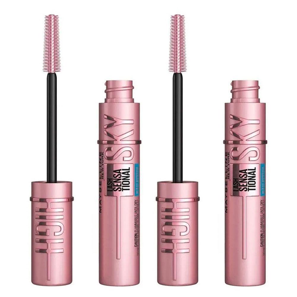 Maybelline NY Lash Sensational Sky High Máscara de Cílios À Prova D'Água Kit com 2 unidades - 1