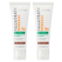 Neostrata Minesol Oil Control Kit com 2 Unidades – Protetor Solar Facial com Cor FPS70 – Negra 40g - 1