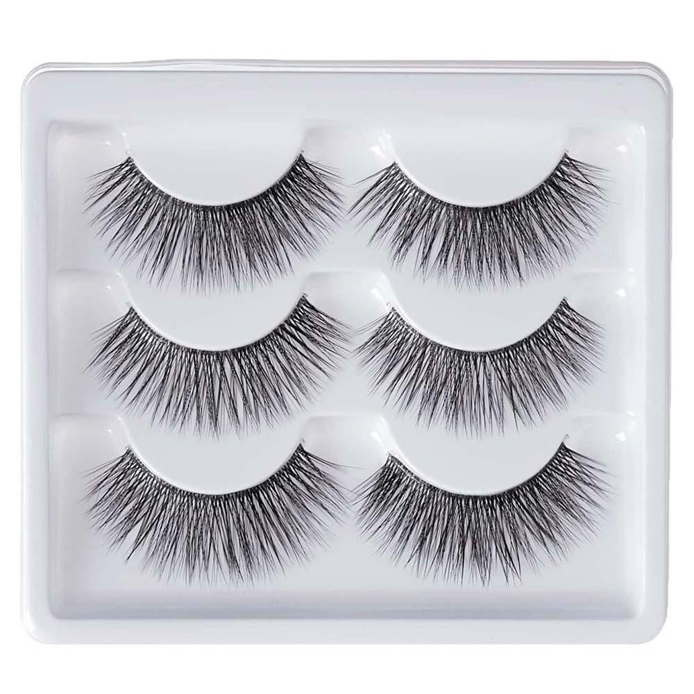 Cílios Postiços Macrilan - Fios Longos e Cruzados CL506A - 2