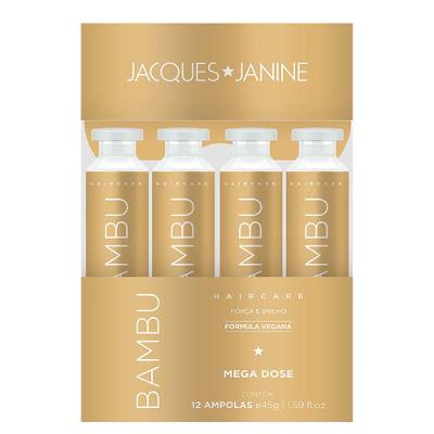 Jacques Janine Haircare Bambu Kit Ampolas 12 Unidades