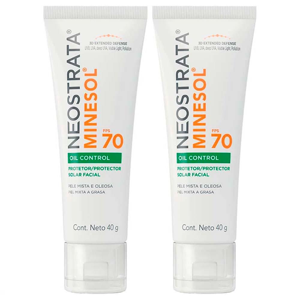 Neostrata Minesol Oil Control Kit com 2 Unidades – Protetor Solar Facial FPS70 40g - 1