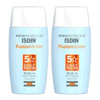 Isdin Fusion Water 5 Stars Kit com 2 Unidades – Protetor Solar Facial FPS60 – 50ml - 1