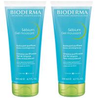Bioderma Sebium Gel Moussant Kit com 2 Unidades - Gel de Limpeza Antioleosidade - 200ml - 1