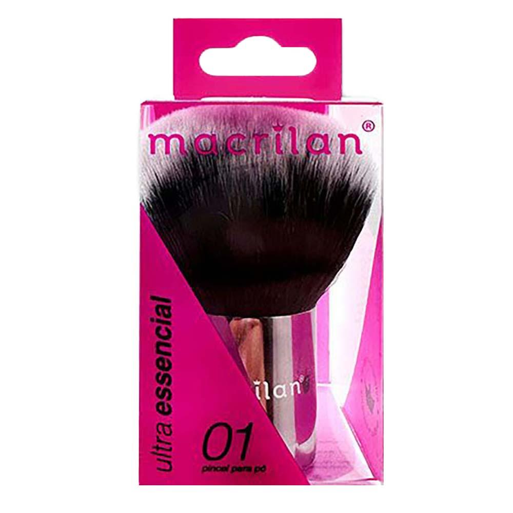 Pincel Profissional para Pó Facial Macrilan Ultra Essencial U01 - 2
