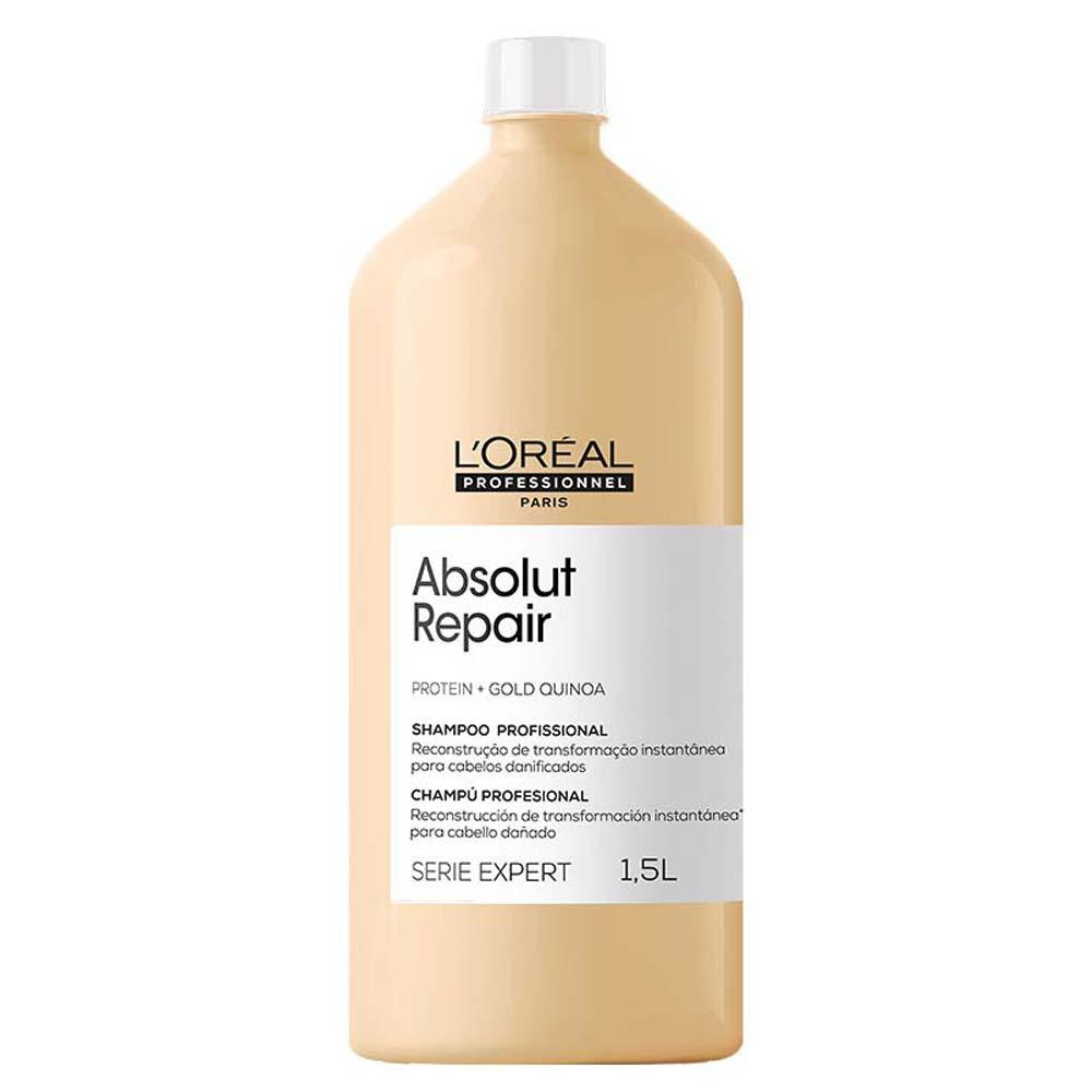 L'Oréal Professionnel Absolut Repair Gold Quinoa + Protein Kit – Shampoo + Máscara de Tratamento + Condicionador - 3