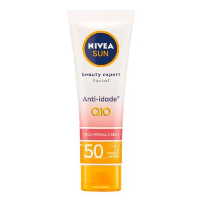NIVEA Kit – Protetor Solar Sun Protect & Hidrata FPS50 200ml + Protetor Solar Facial Beauty Expert Pele Normal a Seca FPS50 50g