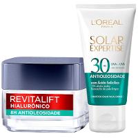L’Oréal Paris Antioleosidade Kit – Gel Creme Revitalift Hialurônico 50ml + Protetor Solar Solar Expertise FPS30 40g - 1
