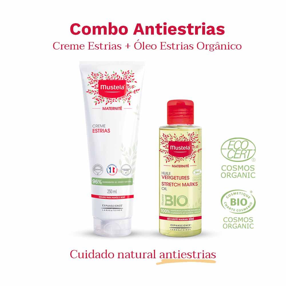 Mustela Maternité Kit – Creme para Estrias 250ml + Óleo para Prevenção de Estrias 105ml - 2