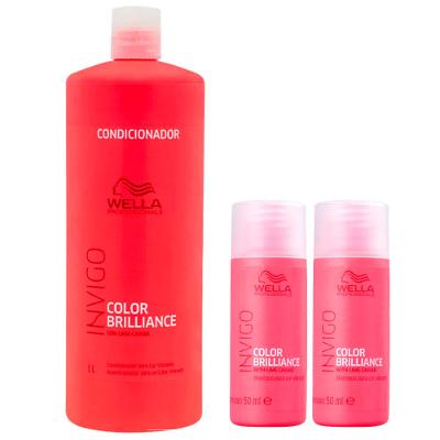 Wella Professionals Brilliance Kit – Dois Shampoos + Condicionador