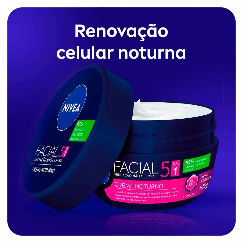 NIVEA Kit – Creme Hidratante Facial Nutritivo 100g + Noturno 100g - 2