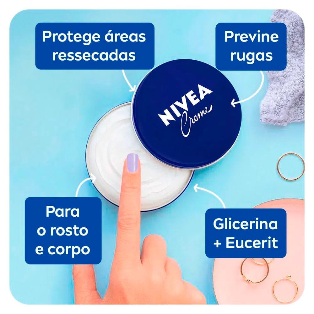 NIVEA Creme Lata Kit com 2 Unidades – Hidratante NIVEA 56g - 3