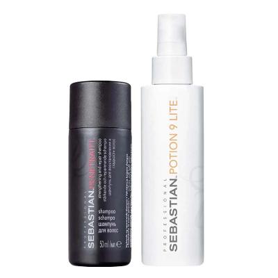 Sebastian Penetraitt Kit Travel Size – Shampoo + Potion 9 Tratamento Fortalecedor