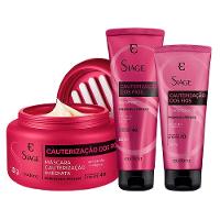 Eudora Siage Cauterização dos Fios Kit - Shampoo + Condicionador + Máscara - 1